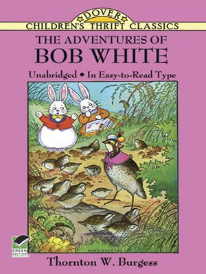 cover image of The Adventures of Bob White